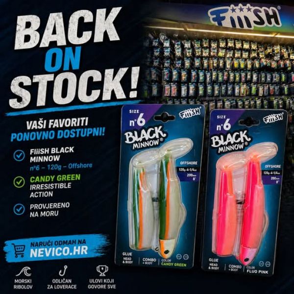 Fiiish Black Minnow ponovno je na zalihama Fiiish Black Minnow ponovno je na zalihama