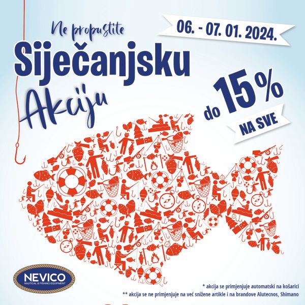 Započnite 2024. godinu uz popuste do 15% na sve