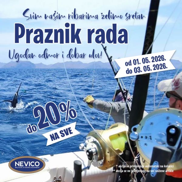 Praznik rada uz do 20% popusta na sve – samo ovaj vikend! Praznik rada uz do 20% popusta na sve – samo ovaj vikend!