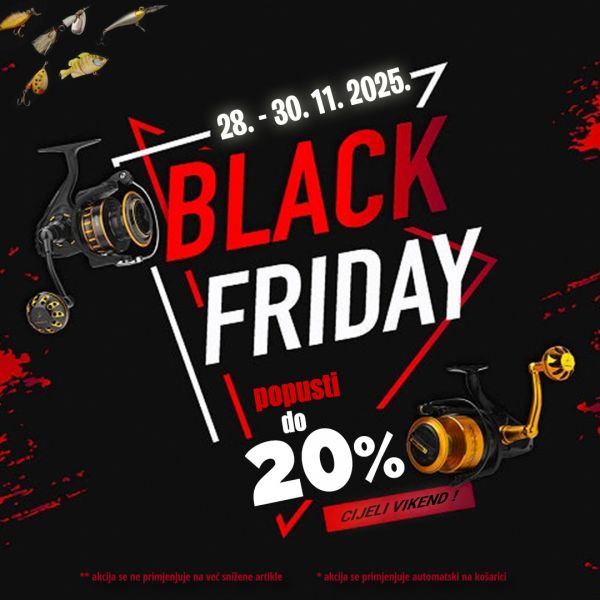 CRNI PETAK - Tri dana najvećih popusta u 2025. godini CRNI PETAK - Tri dana najvećih popusta u 2025. godini
