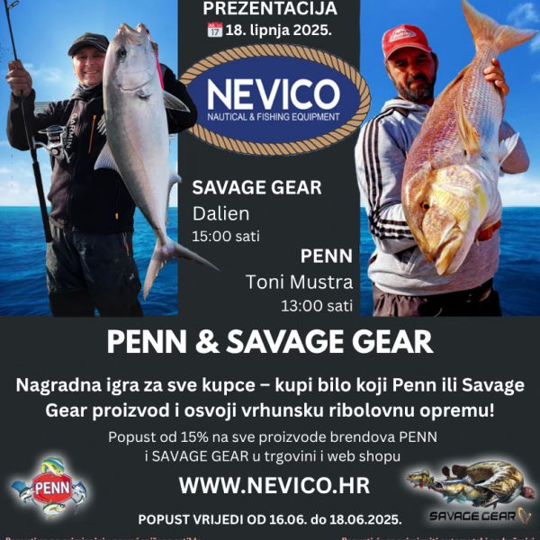 PENN & SAVAGE GEAR nagradna igra i popusti!