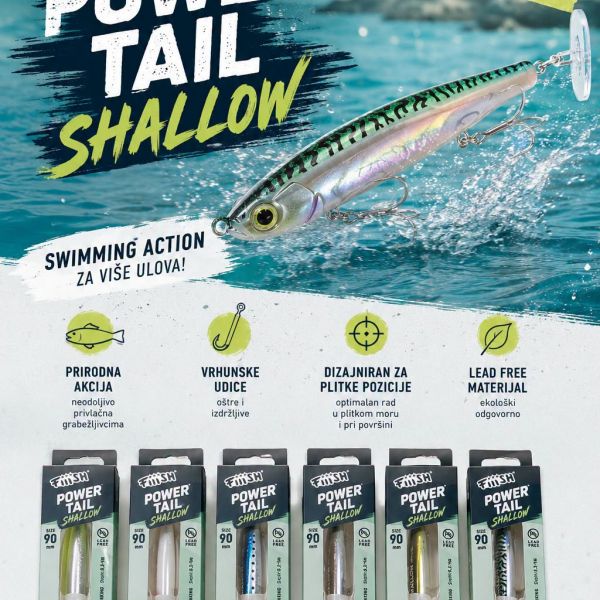 Fiiish Power Tail Shallow - varalica za uspješan ribolov u plitkom moru