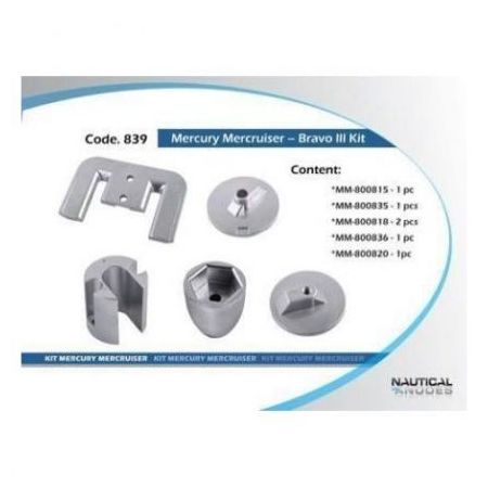 ALUMINIJSKA ANODA MERCURY MERCRUISER BRAVO III KIT 839 Cijena
