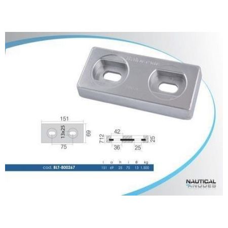 ANODA ALUMINIJSKA ZA TRUP BLT cijena, akcija