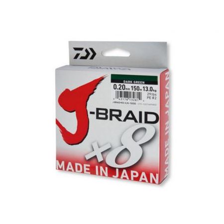 DAIWA J-BRAID X8 DARK GREEN