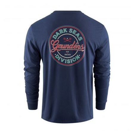 GRUNDENS DARK SEAS X INSTINCTIVE LS T-SHIRT DARK NAVY Cijena