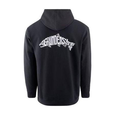 GRUNDENS EAT YOUR WORDS DWR HD HOODIE BLACK SALMON GRAPHIC cijena, akcija