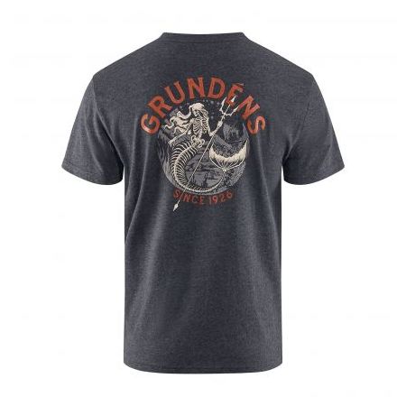 GRUNDENS MAJICA DEAD RECKONING SS T-SHIRT HEATHER CHARCOAL Cijena