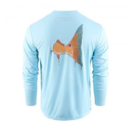 GRUNDENS MAJICA DUGI RUKAV CHASING TAIL LS TECH TEE AQUAMARINE Cijena