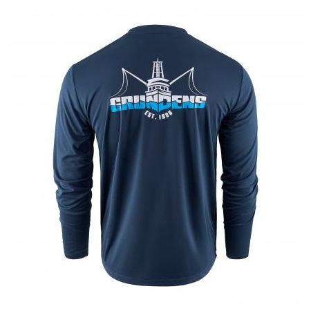 GRUNDENS MAJICA DUGI RUKAV LOGO BOAT LS TECH TEE DARK NAAVY Cijena