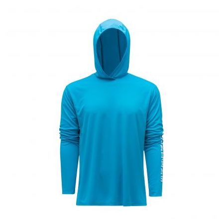 GRUNDENS MAJICA DUGI RUKAV TOUGH SUN HOODIE AZURE cijena, akcija