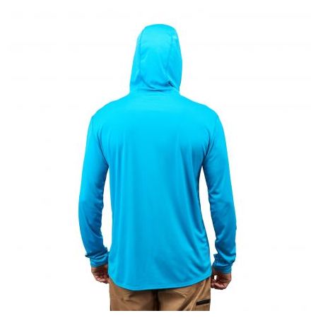 GRUNDENS MAJICA DUGI RUKAV TOUGH SUN HOODIE AZURE cijena, akcija