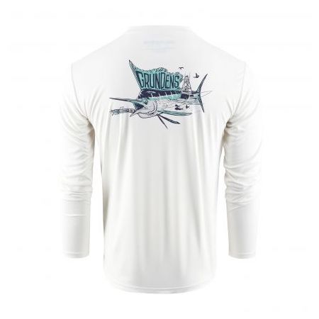 GRUNDENS MAJICA DUGI RUKAV TROPHY HUNTING LS TECH TEE WHITE cijena, akcija