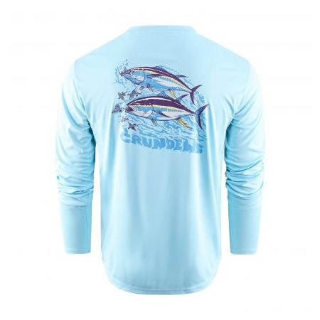 GRUNDENS MAJICA DUGI RUKAV TWIN TUNA LS TECH TEE AQUAMARINE cijena, akcija
