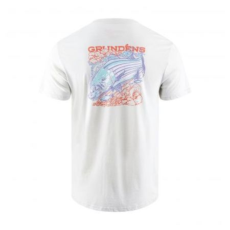 GRUNDENS MAJICA KRATKI RUKAV STRIPED BASS SS T-SHIRT OYSTER Cijena