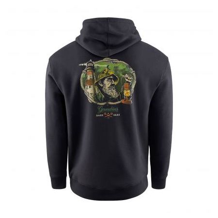 GRUNDENS MAJICA SA KAPULJAČOM DARK SEAS X WATCHMAN BLACK cijena, akcija