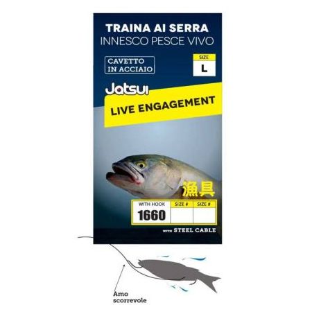 JATSUI PREDVEZ ZA ŽIVU JEŠKU SAJLA VEL. L D3400127 Cijena
