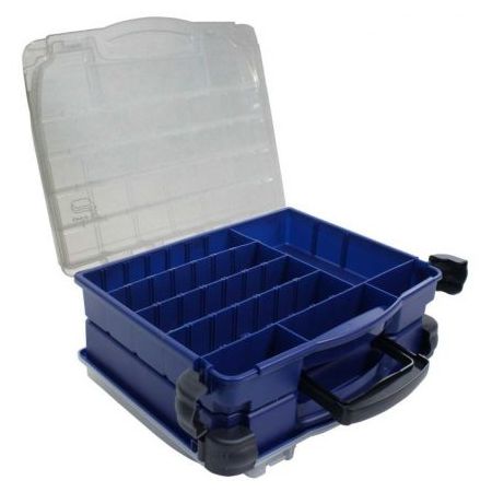 PLANO LOCKJAW DOUBLE SATCHEL BLUE/CLEAR PMC395210 price, sale