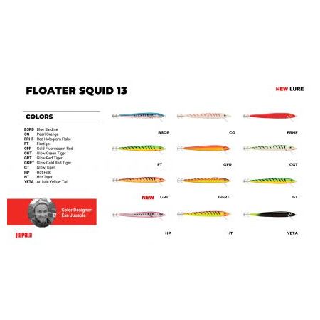 RAPALA FLOATER SQUID SQF13 Cijena