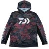 DAIWA 21S T SHIRT RED 3002E LONG SLEEVE