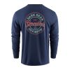 GRUNDENS DARK SEAS X INSTINCTIVE LS T-SHIRT DARK NAVY
