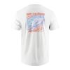 GRUNDENS MAJICA KRATKI RUKAV STRIPED BASS SS T-SHIRT OYSTER