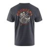 GRUNDENS DEAD RECKONING SS T-SHIRT HEATHER CHARCOAL