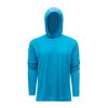 GRUNDENS MAJICA DUGI RUKAV TOUGH SUN HOODIE AZURE