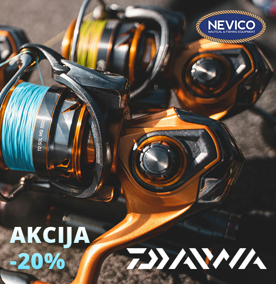 Veliko sezonsko sniženje do 20% na Daiwa proizvode