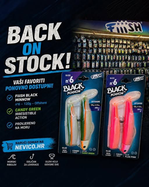 Fiiish Black Minnow ponovno je na zalihama