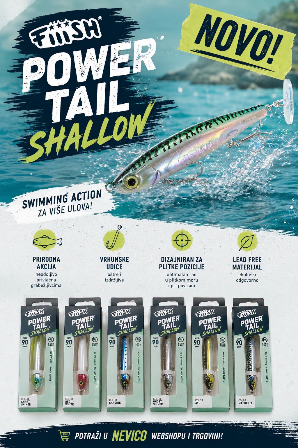 FIIISH POWER TAIL SHALLOW